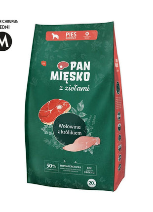 Pan Mięsko Foder Pan Mięsko M Kalvkött 20 Kg