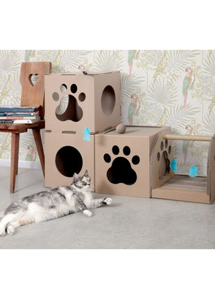 Hydda Carton+Pets Twins Brons 36 X 36 X 36 Cm