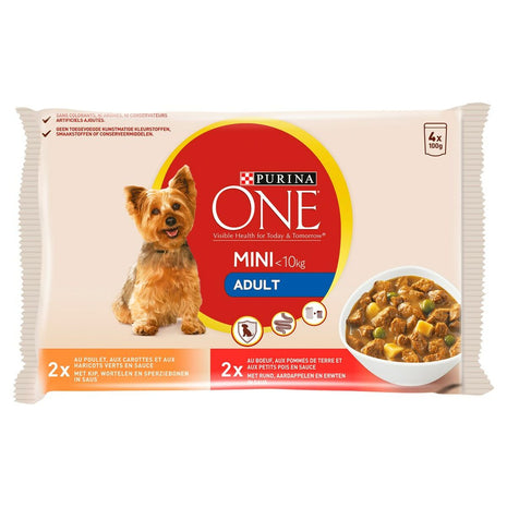 Purina Våt Mat Purina One Kyckling Kalvkött 4 X 100 G