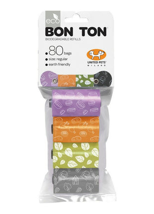 United Pets Spypåsar United Pets Bon Ton Regular Hund Blandade Färger (4 X 20 Uds)