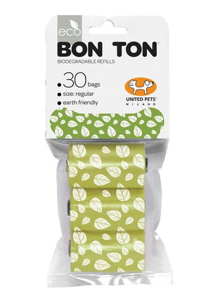 United Pets Spypåsar United Pets Bon Ton Regular Hund Grön (3 X 10 Uds)