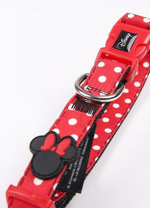 Minnie Mouse Hundhalsband Minnie Mouse Xxs/Xs Röd