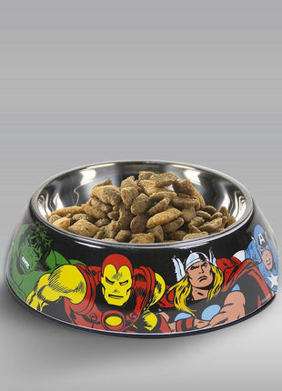 Marvel Hundmatare Marvel Melamin 180 Ml Röd Metall