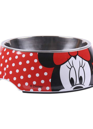 Minnie Mouse Hundmatare Minnie Mouse Melamin 410 Ml Multicolour Polyester Metall