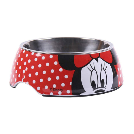 Minnie Mouse Hundmatare Minnie Mouse Melamin 410 Ml Multicolour Polyester Metall