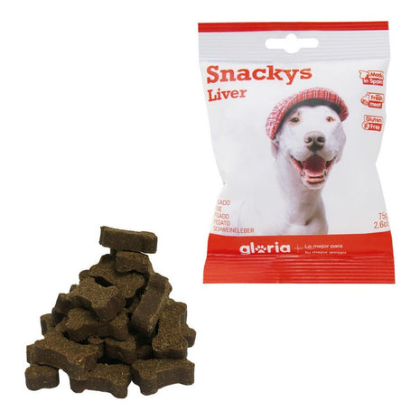 Gloria Hundgodis Gloria Display Snackys Lever (30 X 75 G)