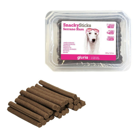 Gloria Hundgodis Gloria Snackys Sticks Skinka (350 G)