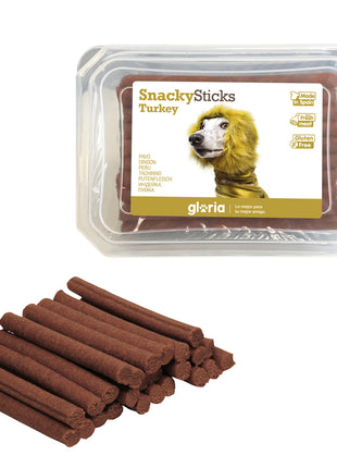 Gloria Hundgodis Gloria Snackys Sticks Kyckling Kalkon Små Stänger (800 G)