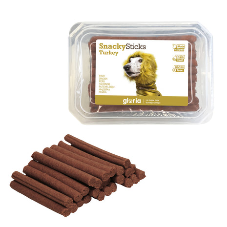 Gloria Hundgodis Gloria Snackys Sticks Kyckling Kalkon Små Stänger (800 G)