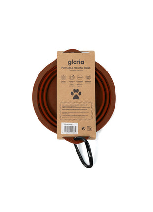 Gloria Hopvikbar Matskål För Husdjur Gloria Röd Silikon Aluminium 550 Ml