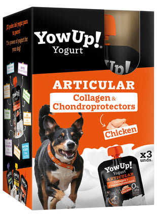 Yowup Våt Mat Yowup Collagen + Chondroprotectors Kyckling 3 Antal 3 X 115 G