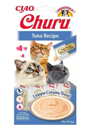 Inaba Snack For Cats Inaba Tuna Recipe Tonfisk Fisk 4 X 14 G