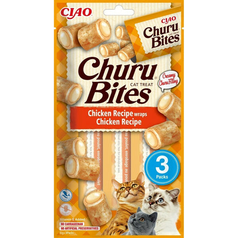 Inaba Snack For Cats Inaba Churu Bites Kyckling