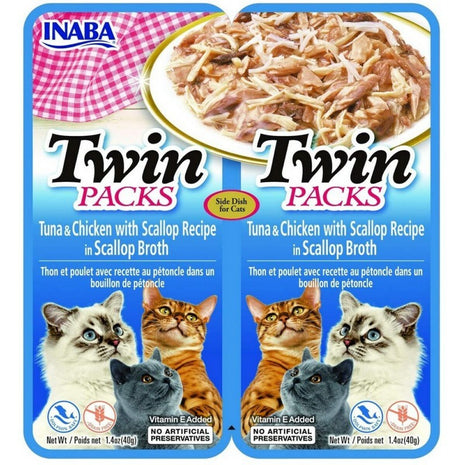 Inaba Snack For Cats Inaba Twin Fisk