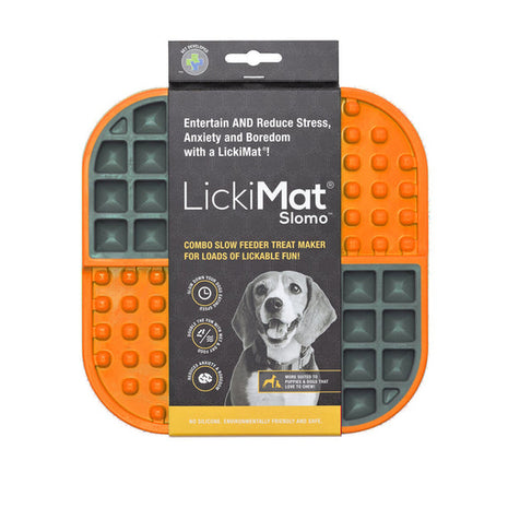 Lickimat Hundmatare Lickimat Dog Slomo Orange Polypropen Tpr