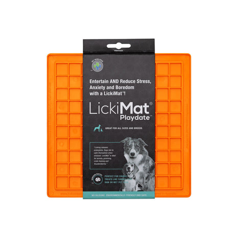 Lickimat Hundmatare Lickimat Tpr Orange