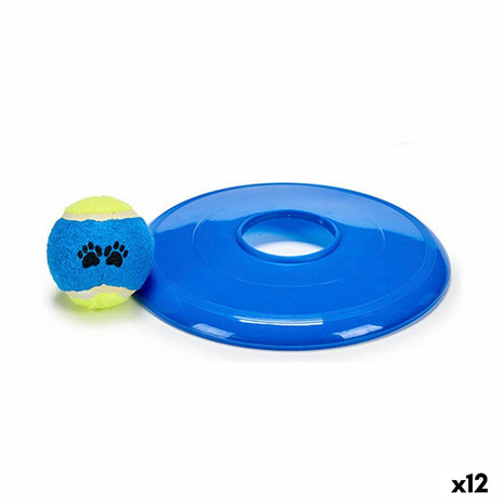 Mascow Set Med Hundleksaker Boll Frisbee Gummi Polypropen (12 Antal)