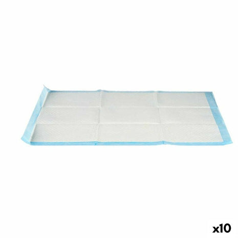 Mascow Träningsunderlägg För Valp 60 X 90 Cm Blå Vit Papper Polyetylen (10 Antal)