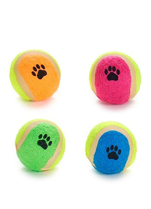 Mascow Hundleksak Boll Multicolour Ø 4,5 Cm Polyetylen Polypropen Abs (12 Antal)