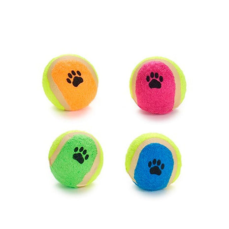 Mascow Hundleksak Boll Multicolour Ø 4,5 Cm Polyetylen Polypropen Abs (12 Antal)